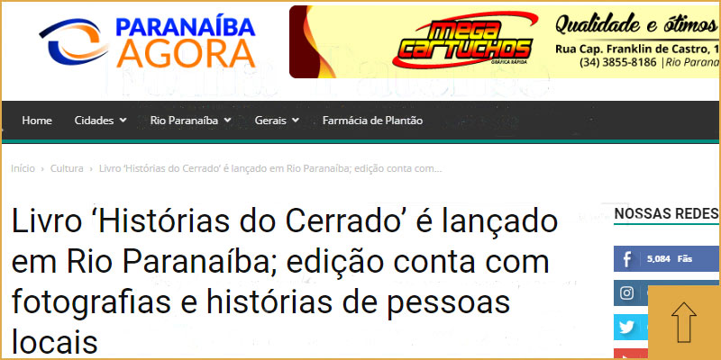 Livro Histórias do Cerrado é lançado em Rio Paranaíba