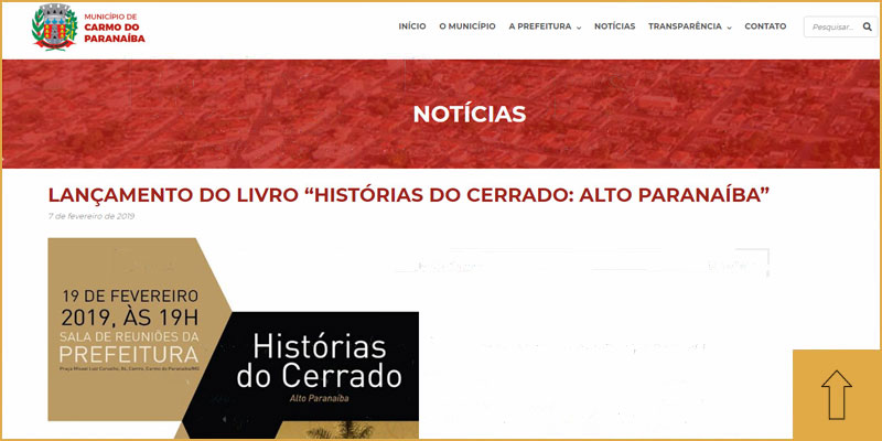 Lançamento do livro “HISTÓRIAS DO CERRADO: ALTO PARANAÍBA”